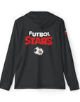 Futbol Stars Black - Adult Sports Warmup Hoodie